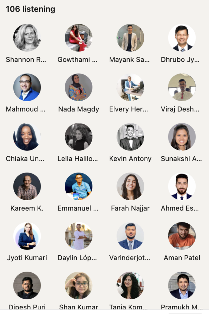 LinkedIn Live audio events