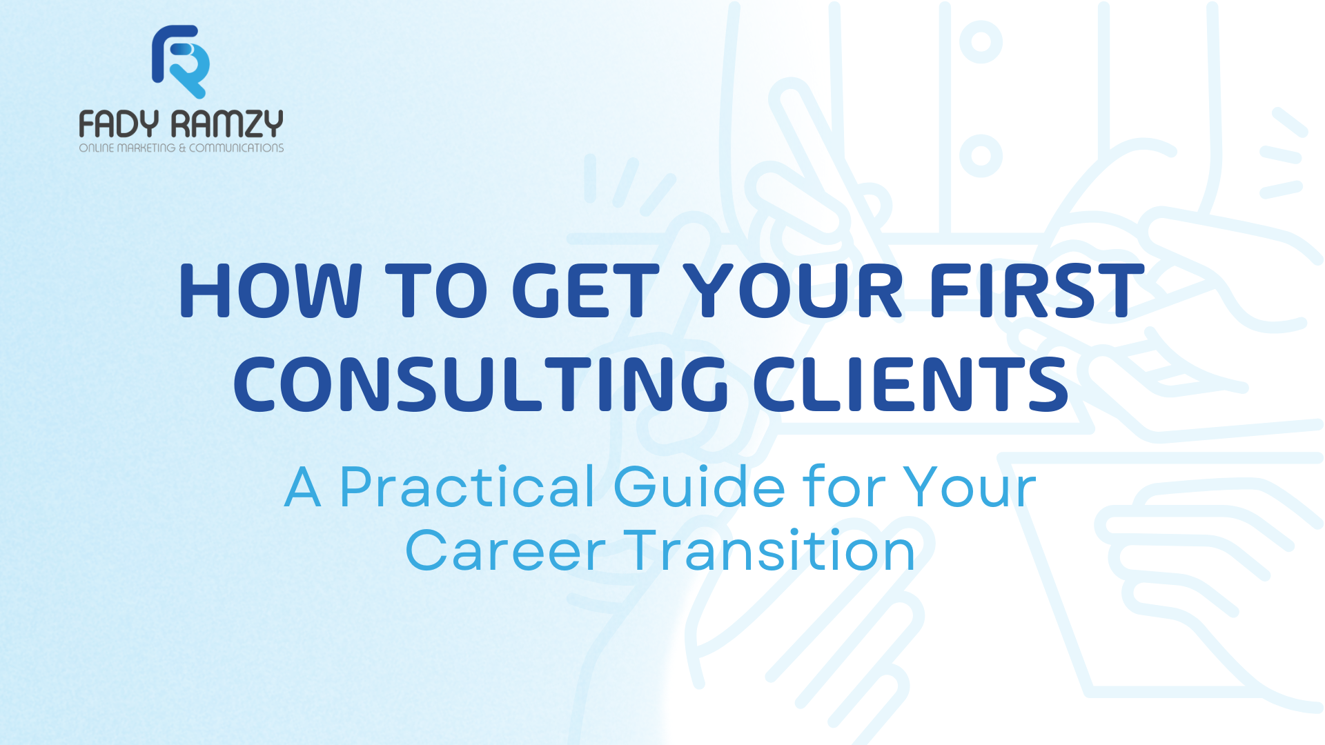 how to get your first consulting client