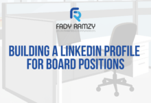 a LinkedIn profile for board positions