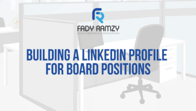 a LinkedIn profile for board positions