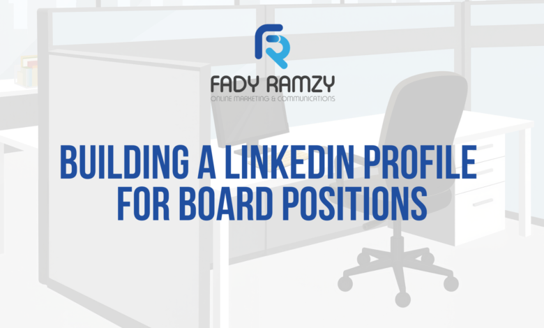a LinkedIn profile for board positions