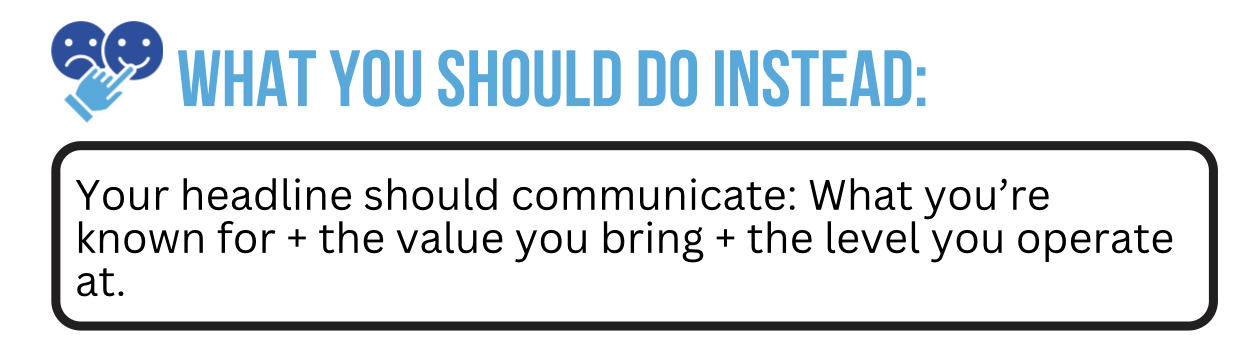 A LinkedIn profile for board positions